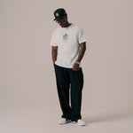BLKVIS Newspaper T-Shirt white