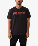 True Religion Painted Horseshoe T-Shirt Black/Red