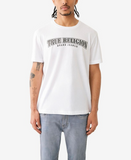 True Religion Painted Horseshoe T-Shirt White/Black