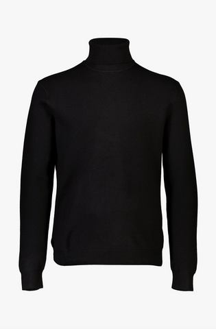 Lindbergh Rollkragenpullover Relaxed Fit Black