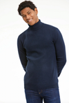 Lindbergh Rollkragenpullover Relaxed Fit Navy