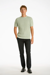 Lindbergh Strick T-Shirt Pastel Green