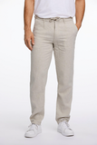 Lindbergh Leinenhose Relaxed Fit Light Stone