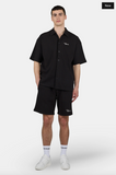Pegador Signar Waffle Shorts Washed Black Unbleached