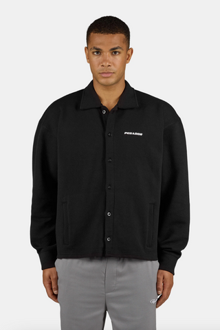 Pegador Tate Structured Overshirt Washed Black White
