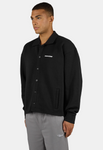 Pegador Tate Structured Overshirt Washed Black White