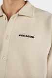 Pegador Tate Structured Overshirt Washed Stone Black