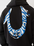 True Religion Paint Cinched Big T Zip-Hoodie