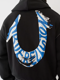 True Religion Paint Cinched Big T Zip-Hoodie