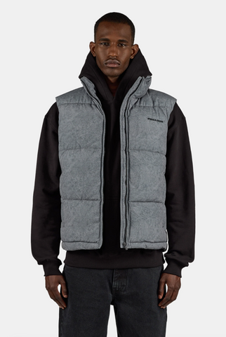 Pegador Landin Puffer Vest Concrete Grey