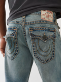 True Religion Ricky Super T Flap Straight Jeans Alley Loop