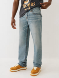 True Religion Ricky Super T Flap Straight Jeans Alley Loop