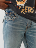 True Religion Ricky Super T Flap Straight Jeans Alley Loop