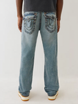 True Religion Ricky Super T Flap Straight Jeans Alley Loop