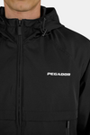 Pegador Mason Hooded Windbreaker black