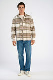 Lindbergh Flannel Hemdjacke light stone