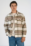 Lindbergh Flannel Hemdjacke light stone