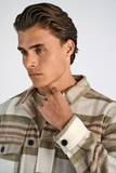 Lindbergh Flannel Hemdjacke light stone