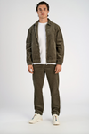 Lindbergh Cord Overshirt dusty army