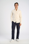 Lindbergh Flannel Hemd light sand
