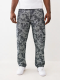 True Religion Bobby Jacquard Super T Flap Baggy Jeans