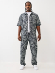 True Religion Bobby Jacquard Super T Flap Baggy Jeans