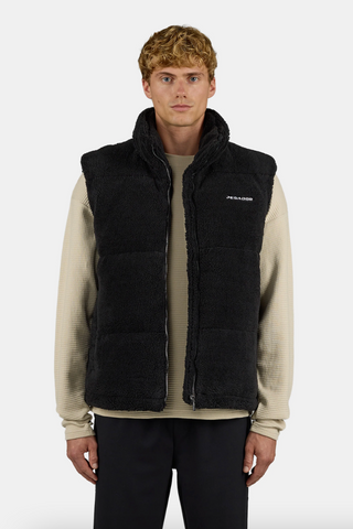 Pegador Landin Teddy Puffer Vest Black