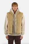 Pegador Landin Teddy Puffer Vest Sand