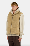 Pegador Landin Teddy Puffer Vest Sand