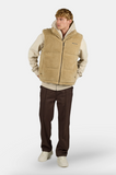 Pegador Landin Teddy Puffer Vest Sand