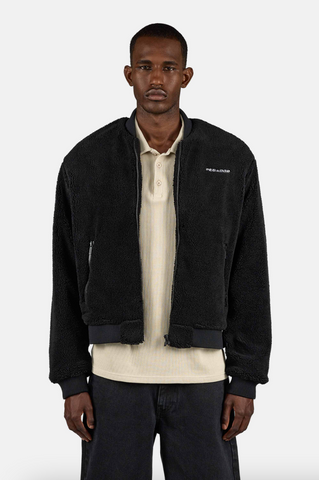 Pegador Ember Teddy Bomberjacket black
