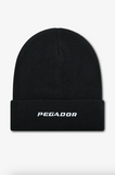 Pegador Logo Beanie Black White