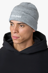 Pegador Logo Beanie Heather Grey White