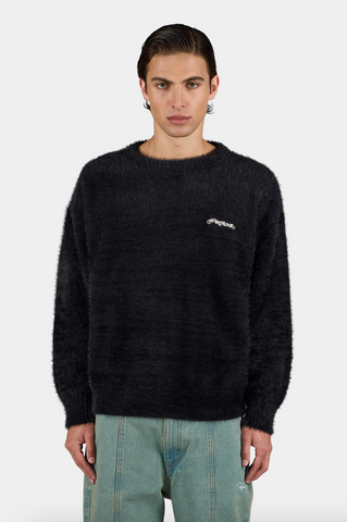 Pegador Vernen Furry Knit Sweater black