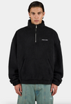 Pegador Puka Teddy Half Zip Sweater black