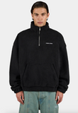 Pegador Puka Teddy Half Zip Sweater black