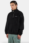 Pegador Puka Teddy Half Zip Sweater black