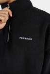 Pegador Puka Teddy Half Zip Sweater black