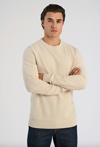 Lindbergh Strickpullover Struktur light stone