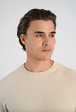 Lindbergh Strickpullover Struktur light stone
