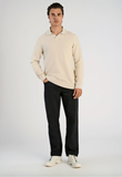 Lindbergh Polo Stricksweater light stone