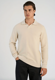 Lindbergh Polo Stricksweater light stone