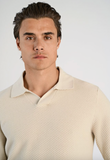 Lindbergh Polo Stricksweater light stone
