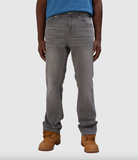 True Religion Ricky Flap Straight Jeans Chalk Grey Wash