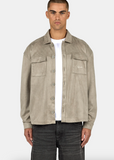 Pegador Madikeri Suede Overshirt Flint Grey
