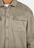 Pegador Madikeri Suede Overshirt Flint Grey