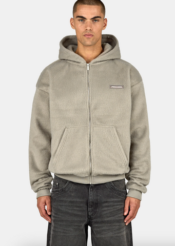 Pegador Fermo Flannel Oversized Jacket flint grey