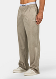 Pegador Madikeri Suede Wide Smart Pants Flint grey