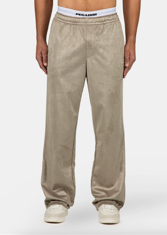Pegador Madikeri Suede Wide Smart Pants Flint grey