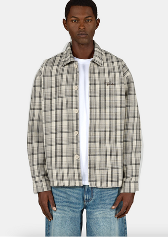 Pegador Rupit Waffle Structured Overshirt Cozy beige black